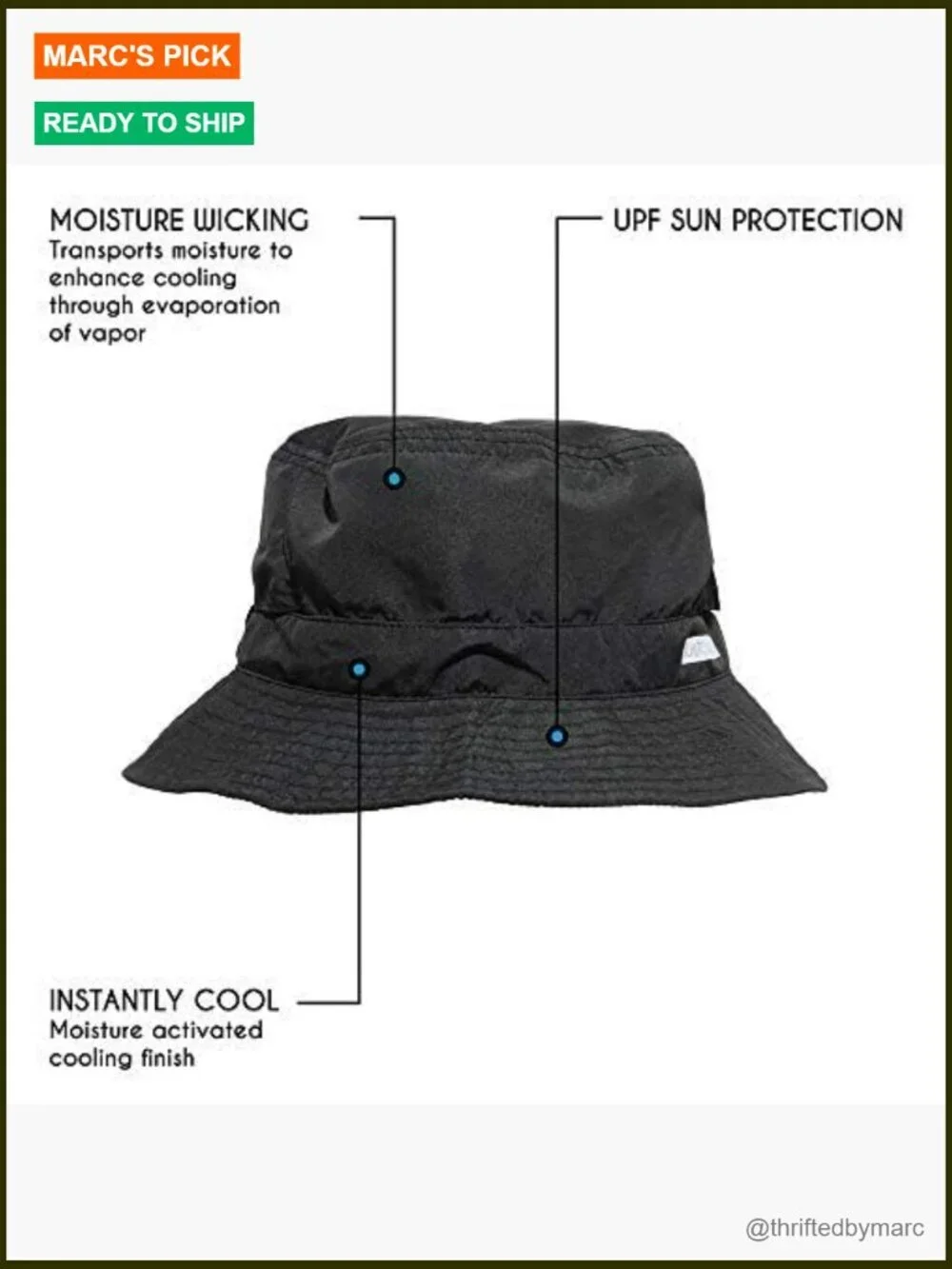 Cooling Bucket Hat Boonie Sun Protection UPF Mesh Lightweight Outdoor
